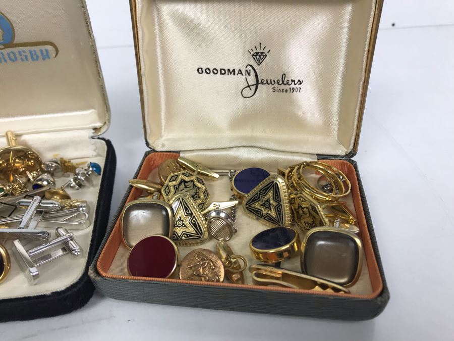 Collection Of Men's Cufflinks And Tie Pins [Photo 3]