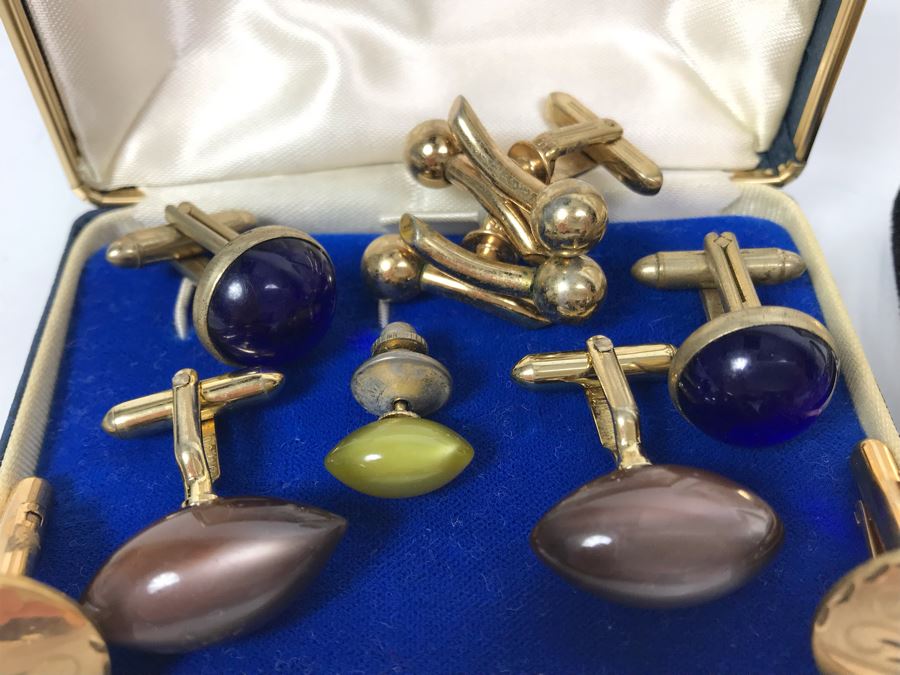 Collection Of Men's Cufflinks And Tie Pins [Photo 9]