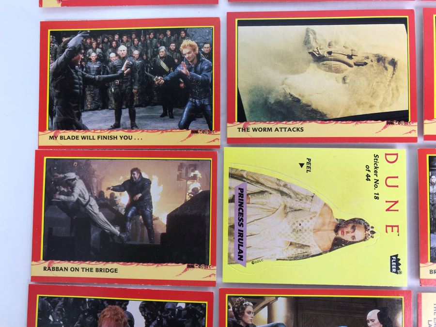 Vintage 1984 DUNE Movie Trading Cards, Vintage ATARI Stickers, Superlover Button And Vintage Jet Age Sewing Needle Book [Photo 7]