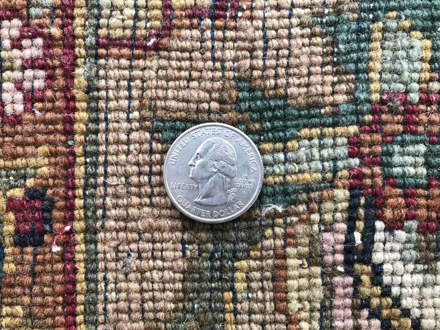 Hand Knotted Wool Persian Area Rug 6' X 9' [Photo 9]