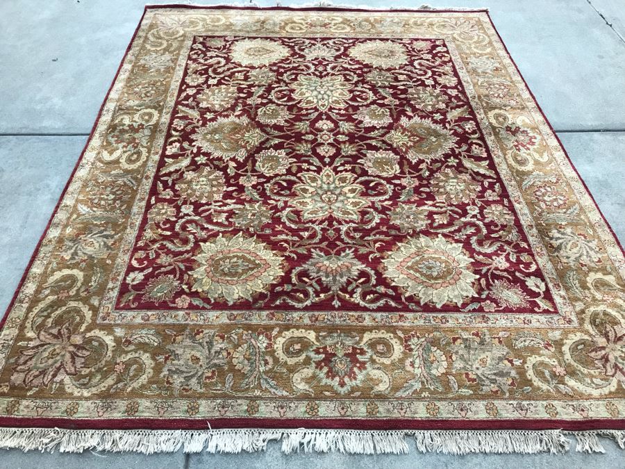 Hand Knotted Wool Persian Area Rug 8' X 10' [Photo 2]