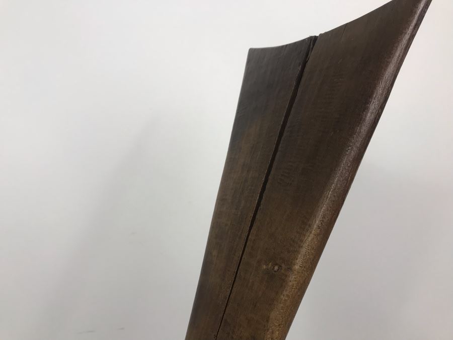 Vintage Leather Wrapped Wooden Camel Saddle [Photo 6]