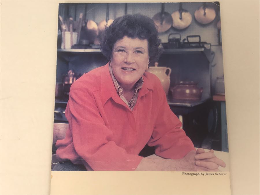 Signed And Hand Written Personalized Note Bon Appetit From Julia Child Postcard [Photo 4]