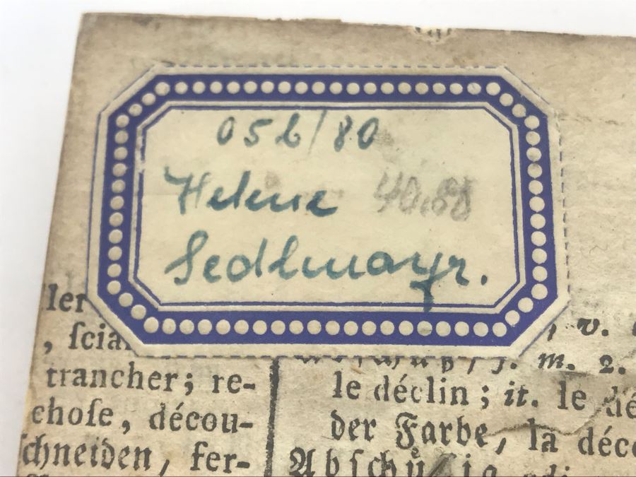 Pair Of Vintage Framed Miniature Original Portrait Paintings Signed [Photo 16]