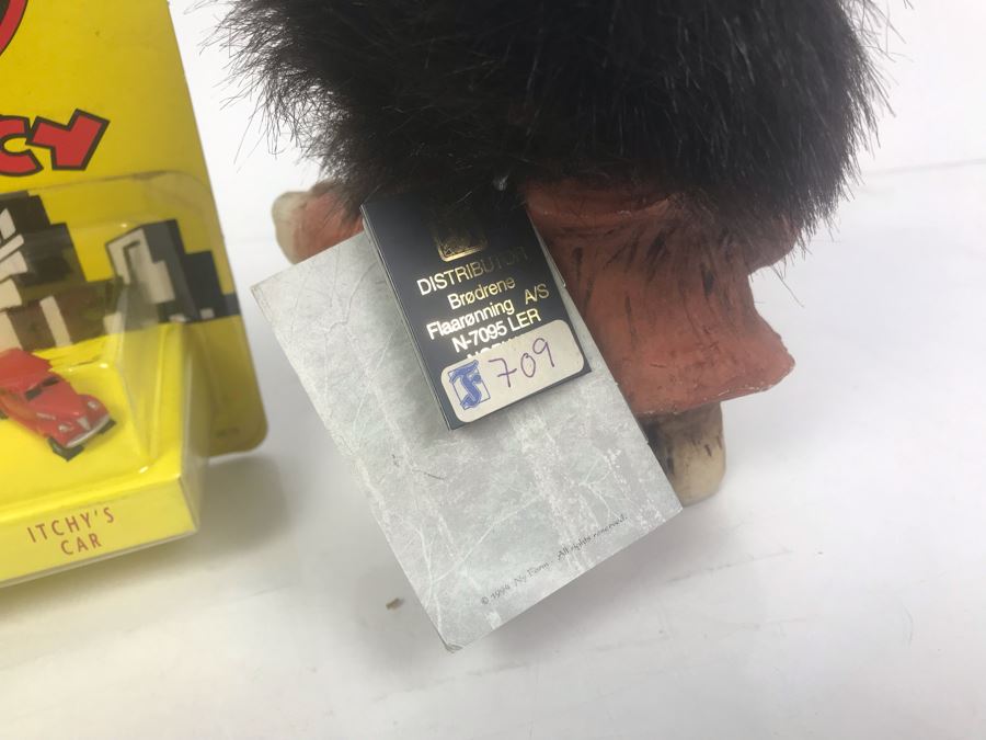 ERTL Micro Size Dick Tracy Set Of Cars New Old Stock And Nyform Original Troll Doll With Tags From Norway [Photo 6]
