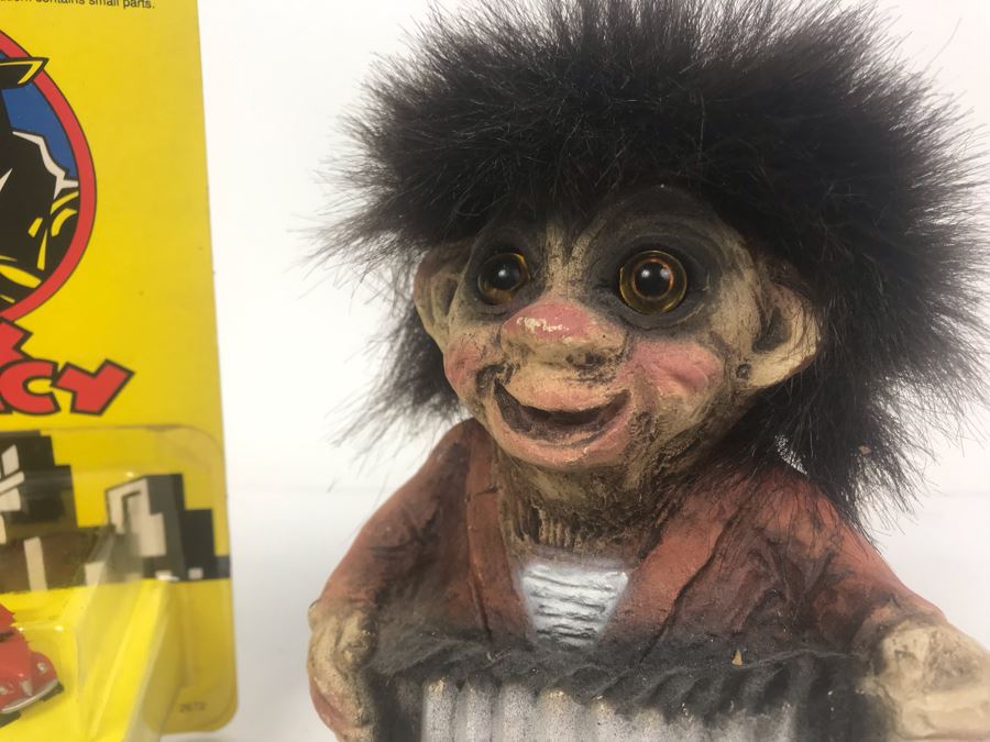 ERTL Micro Size Dick Tracy Set Of Cars New Old Stock And Nyform Original Troll Doll With Tags From Norway [Photo 3]