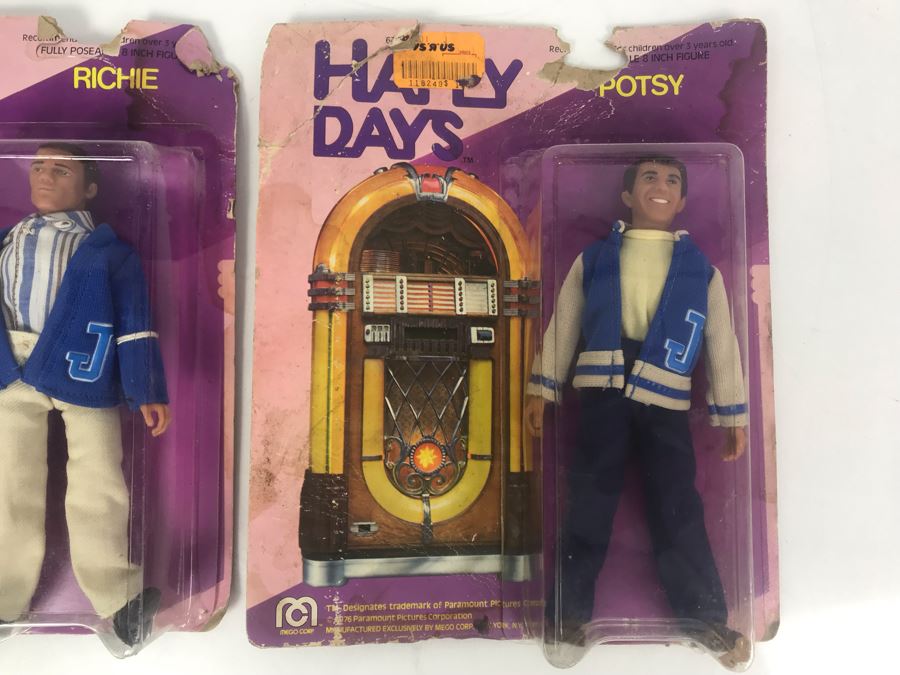 Pair Of Vintage MEGO Happy Days 8 Inch Action Figures In Damaged Packaging Richie And Potsy [Photo 7]
