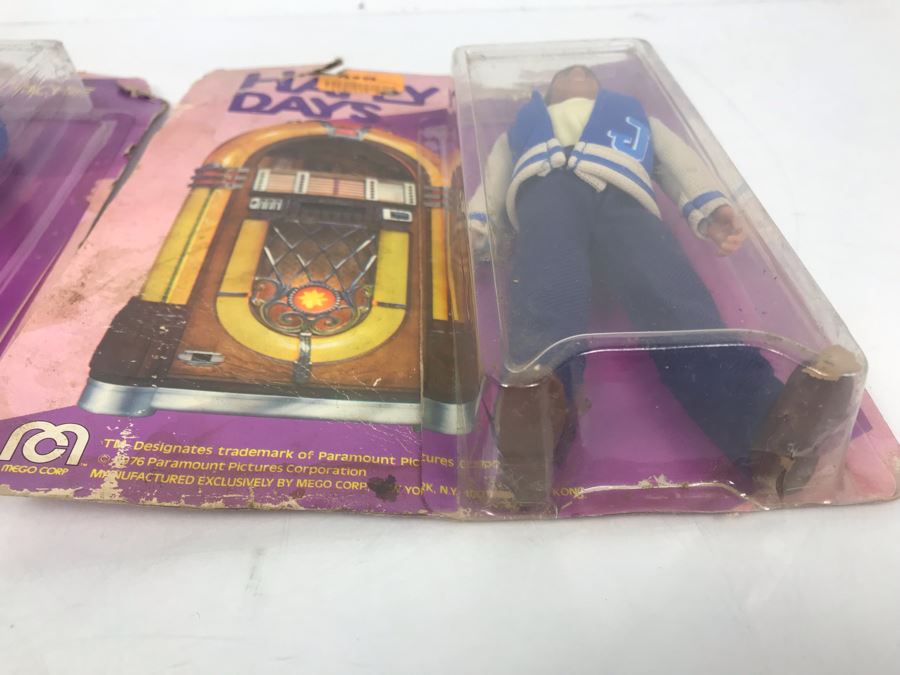Pair Of Vintage MEGO Happy Days 8 Inch Action Figures In Damaged Packaging Richie And Potsy [Photo 9]