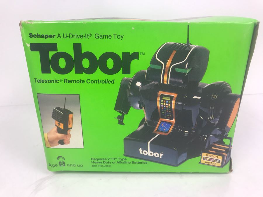 Vintage 1978 Tobor Robot Remote Control Toy From Schaper New In Box [Photo 4]