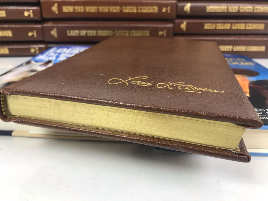 (24) Collection Of Hardcover Louis L'Amour Books [Photo 9]