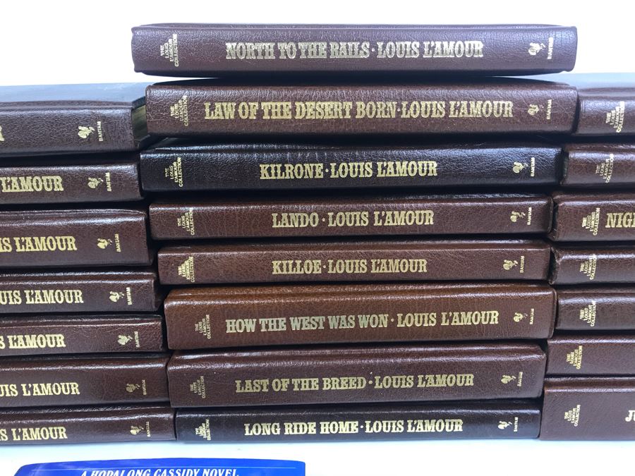 (24) Collection Of Hardcover Louis L'Amour Books