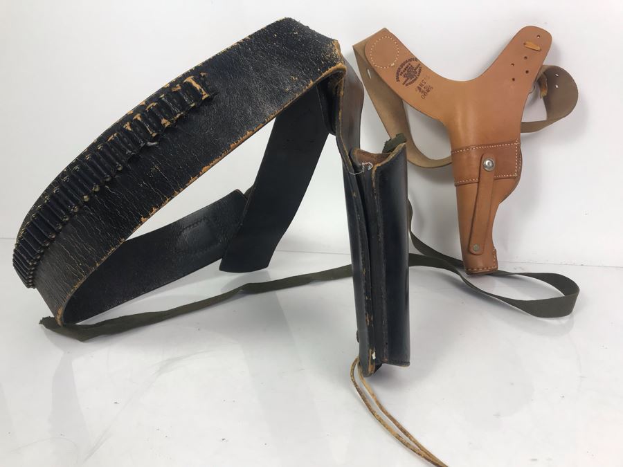 Pair Of Leather Gun Holsters [Photo 1]