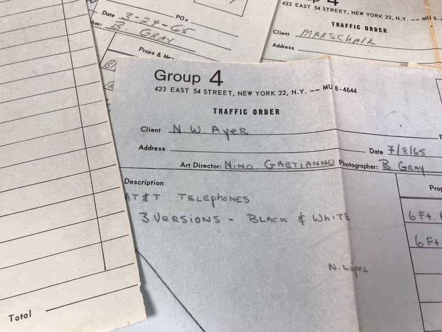 Mad Men Mid-Century Era New York City Advertising Photographs Slides Collection By Photographer Charles Rowan: Mack Trucks, Soda Pop, Bobby Vinton, Redbook Magazine With Traffic Orders - See Photos For Sampling (Former Jim Henson Muppet Show Photographer) [Photo 25]