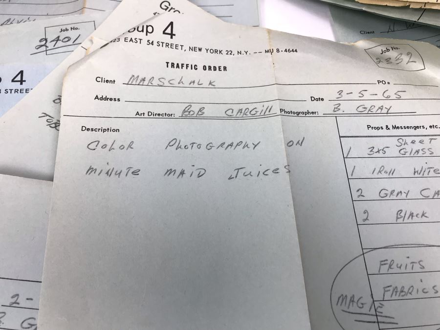 Mad Men Mid-Century Era New York City Advertising Photographs Slides Collection By Photographer Charles Rowan: Mack Trucks, Soda Pop, Bobby Vinton, Redbook Magazine With Traffic Orders - See Photos For Sampling (Former Jim Henson Muppet Show Photographer) [Photo 27]