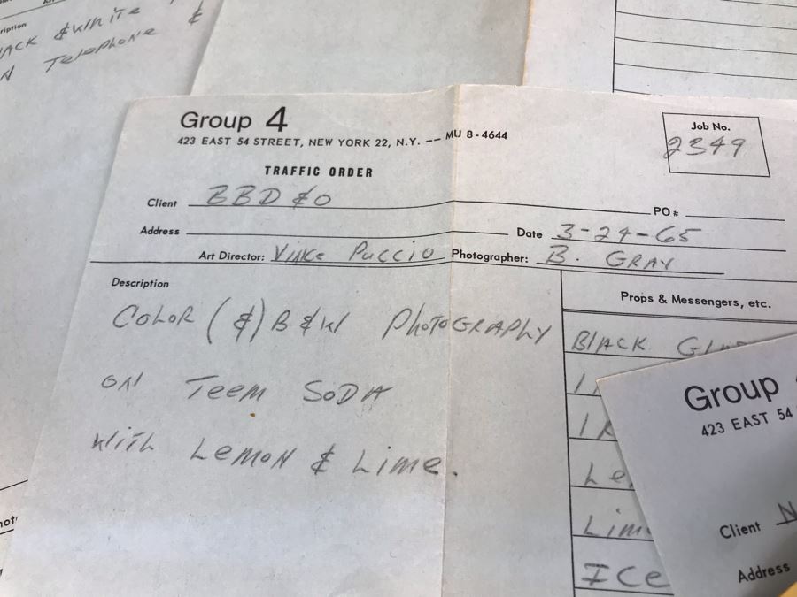 Mad Men Mid-Century Era New York City Advertising Photographs Slides Collection By Photographer Charles Rowan: Mack Trucks, Soda Pop, Bobby Vinton, Redbook Magazine With Traffic Orders - See Photos For Sampling (Former Jim Henson Muppet Show Photographer) [Photo 21]