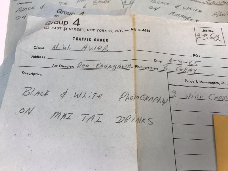 Mad Men Mid-Century Era New York City Advertising Photographs Slides Collection By Photographer Charles Rowan: Mack Trucks, Soda Pop, Bobby Vinton, Redbook Magazine With Traffic Orders - See Photos For Sampling (Former Jim Henson Muppet Show Photographer) [Photo 23]