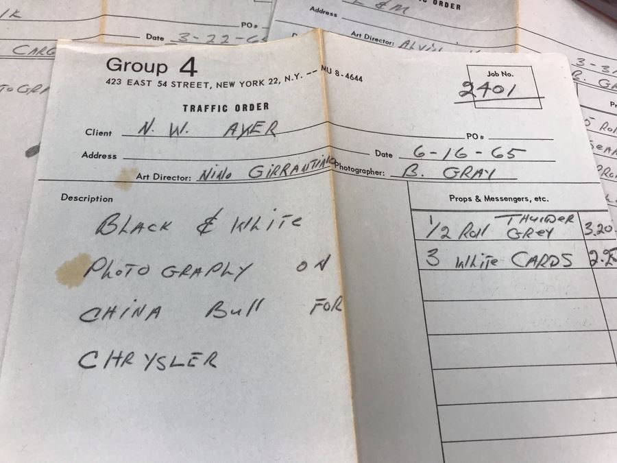 Mad Men Mid-Century Era New York City Advertising Photographs Slides Collection By Photographer Charles Rowan: Mack Trucks, Soda Pop, Bobby Vinton, Redbook Magazine With Traffic Orders - See Photos For Sampling (Former Jim Henson Muppet Show Photographer) [Photo 32]