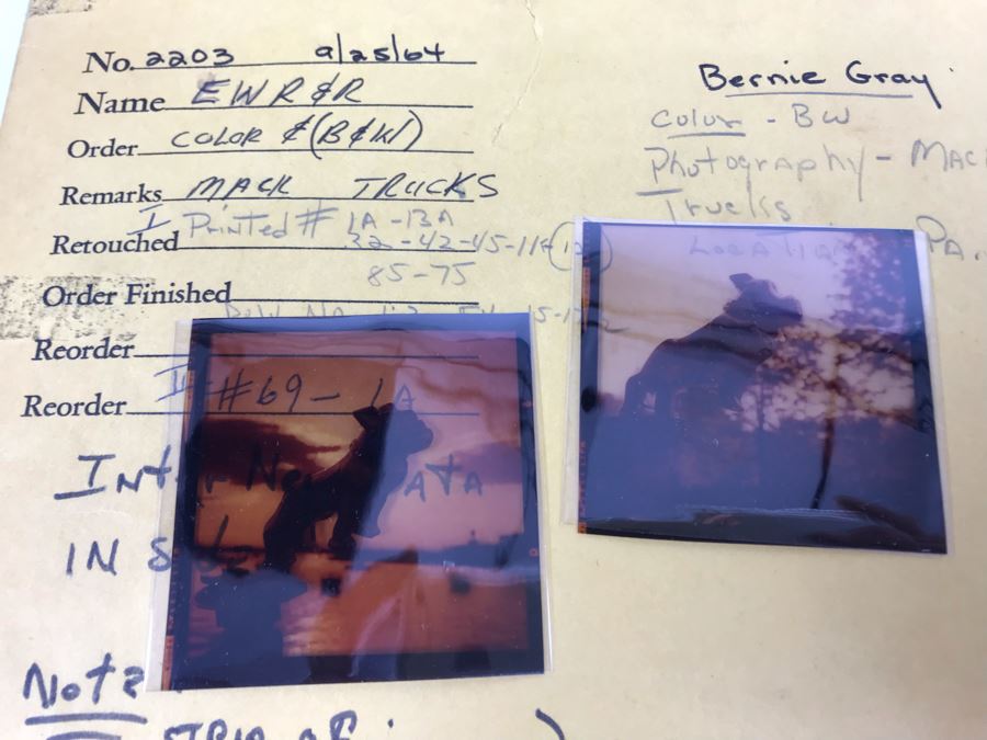 Mad Men Mid-Century Era New York City Advertising Photographs Slides Collection By Photographer Charles Rowan: Mack Trucks, Soda Pop, Bobby Vinton, Redbook Magazine With Traffic Orders - See Photos For Sampling (Former Jim Henson Muppet Show Photographer) [Photo 50]