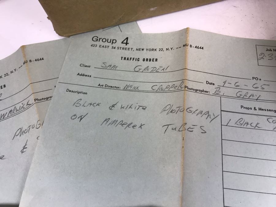 Mad Men Mid-Century Era New York City Advertising Photographs Slides Collection By Photographer Charles Rowan: Mack Trucks, Soda Pop, Bobby Vinton, Redbook Magazine With Traffic Orders - See Photos For Sampling (Former Jim Henson Muppet Show Photographer) [Photo 20]