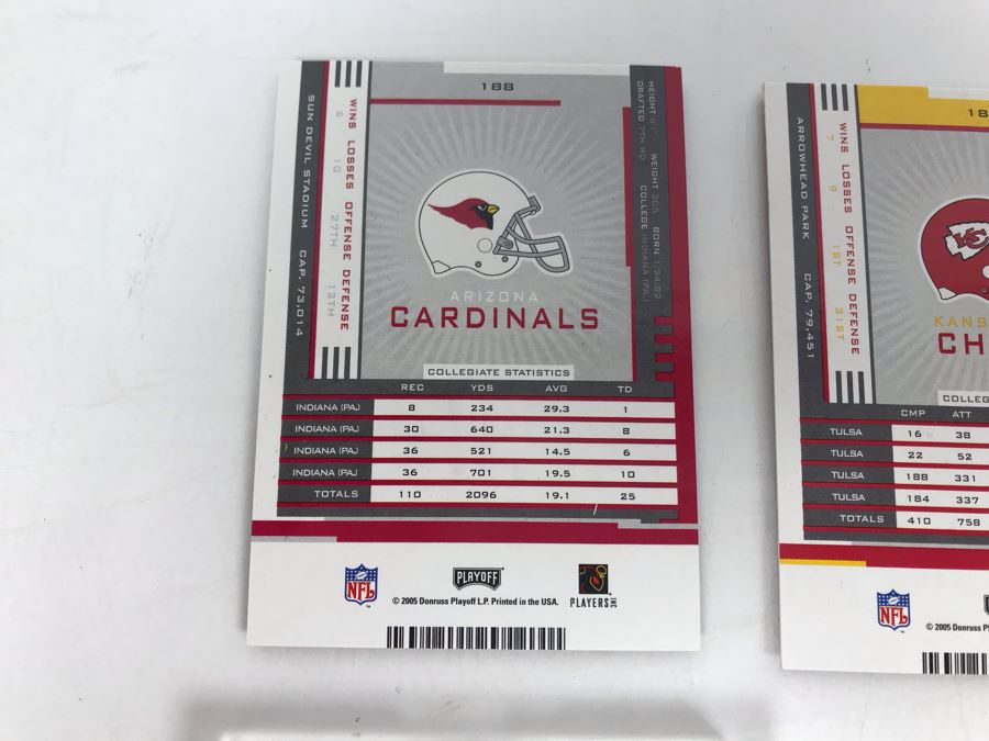 Signed Football Cards: Leron McCoy (Rookie), James Kilian (Rookie), Josh McCown (Rookie) And Charlie Frye [Photo 10]