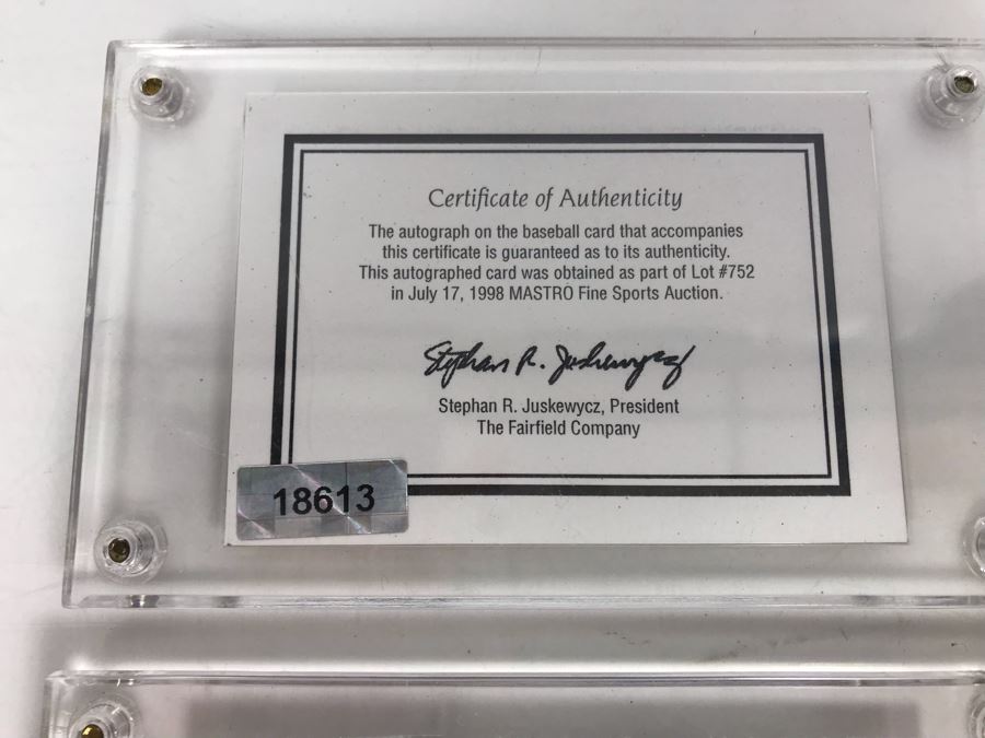 Signed Baseball Cards: Doug Sisk And Duke Snider [Photo 6]