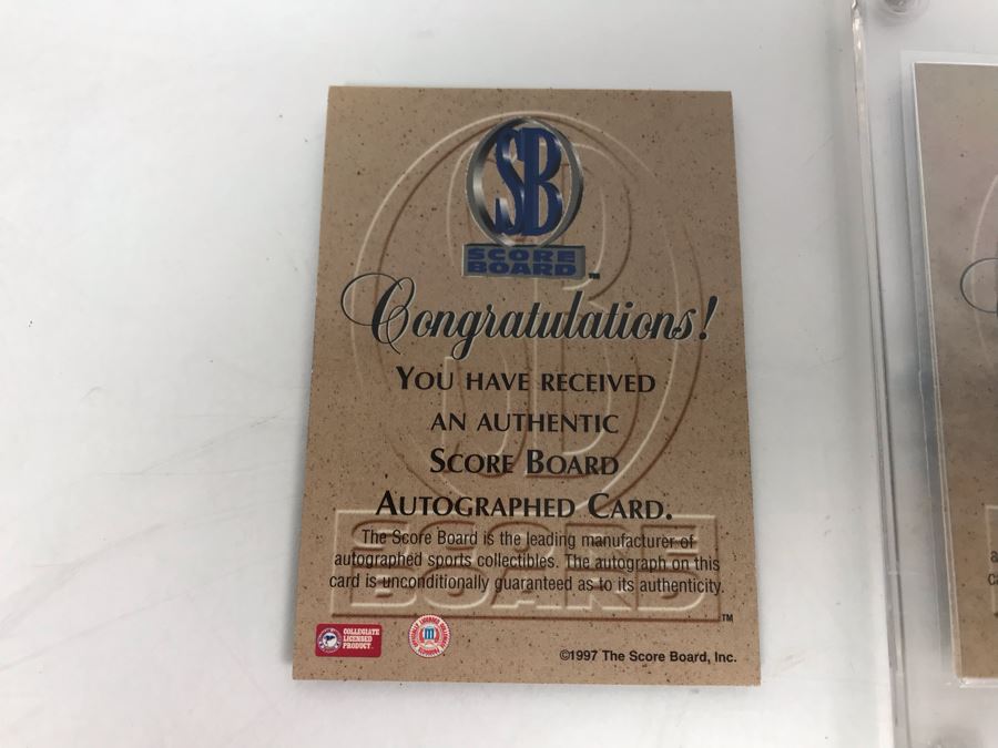 Signed Basketball Cards: Marcus Camby, Dametri Hill And Jacque Vaughn [Photo 10]