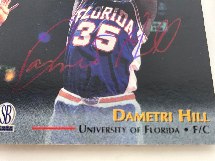 Signed Basketball Cards: Marcus Camby, Dametri Hill And Jacque Vaughn [Photo 6]