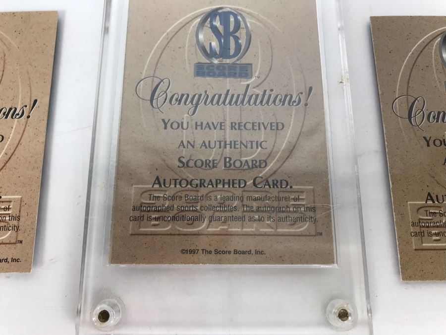 Signed Basketball Cards: Marcus Camby, Dametri Hill And Jacque Vaughn [Photo 11]