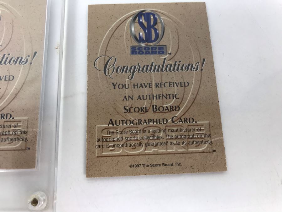 Signed Basketball Cards: Marcus Camby, Dametri Hill And Jacque Vaughn [Photo 12]