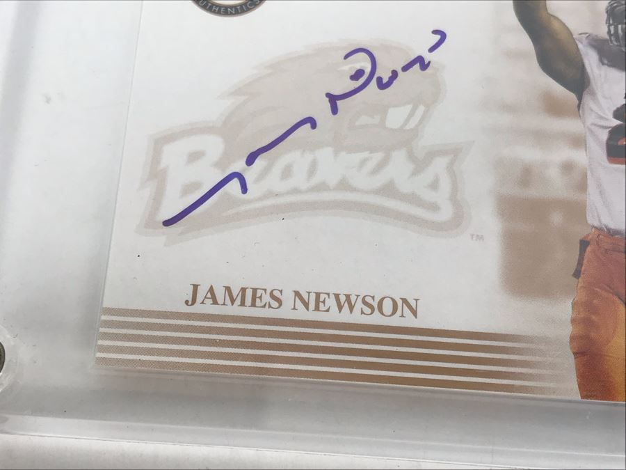 Signed Football Cards: James Newson, Michael Clayton And Andre Carter [Photo 7]
