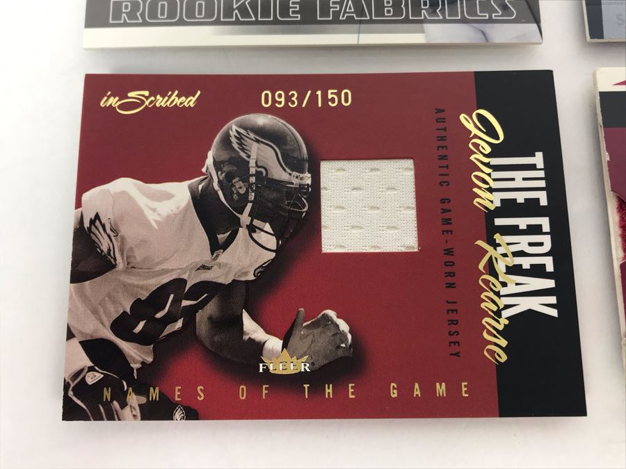 Game Worn Jersey Football Cards: Darren Sproles, Reggie Williams, Jevon Kearse And Josh McCown [Photo 4]