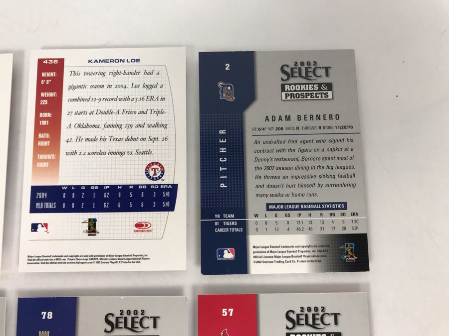 (6) Signed Baseball Cards [Photo 10]