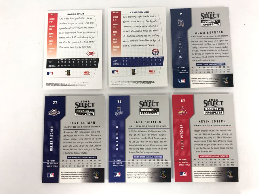 (6) Signed Baseball Cards [Photo 8]