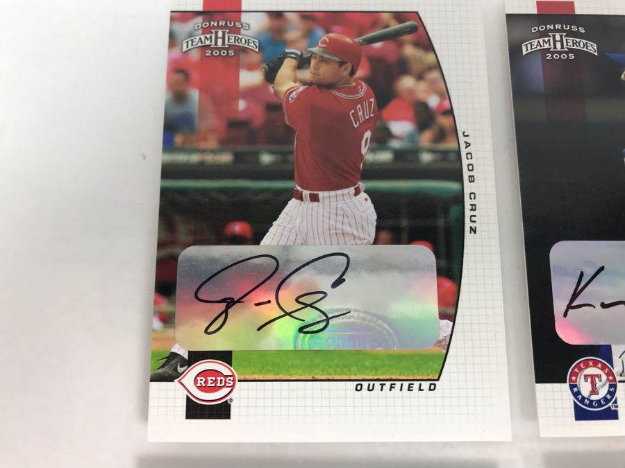 (6) Signed Baseball Cards [Photo 2]