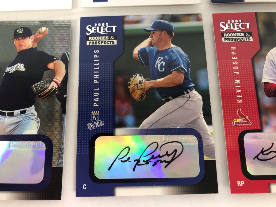(6) Signed Baseball Cards [Photo 6]