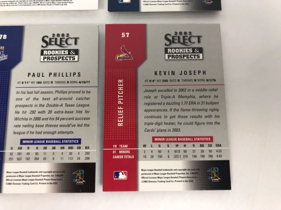 (6) Signed Baseball Cards [Photo 12]