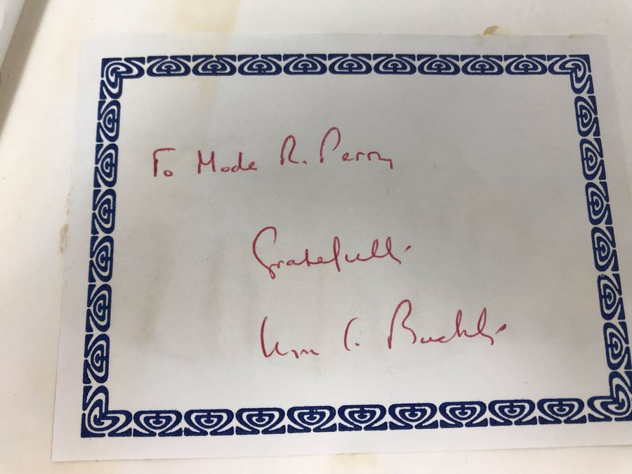 (2) SIGNED Political Books: William F. Buckley, Jr. Cruising Speed And Newt Gingrich To Renew America [Photo 3]