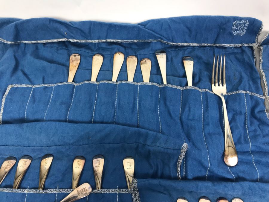 Birks Regency Silverplate Flatware Service For Apx 8 With Storage Cloth Holders [Photo 3]
