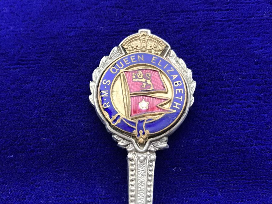 (12) Vintage Mappin & Webb Silverplate Desert Forks And (2) Souvenir Spoons [Photo 5]