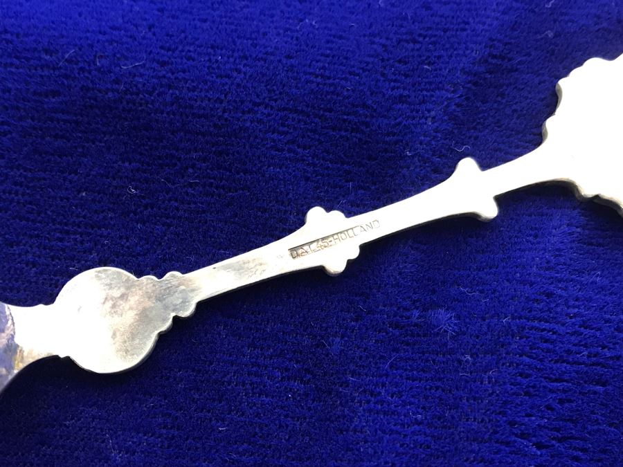 (12) Vintage Mappin & Webb Silverplate Desert Forks And (2) Souvenir Spoons [Photo 8]