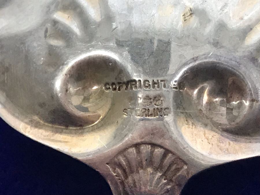 (2) Antique GORHAM Sterling Silver Serving Pieces With Ornate Design 161.6g [Photo 18]