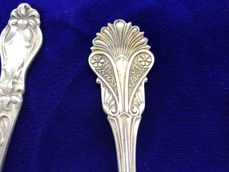 Set Of (4) Vintage Sterling Silver Serving Pieces 144.4g [Photo 4]