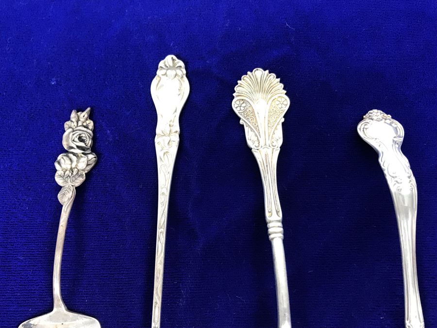 Set Of (4) Vintage Sterling Silver Serving Pieces 144.4g [Photo 3]