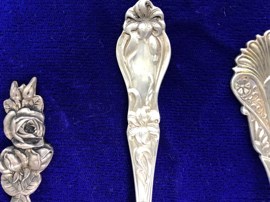 Set Of (4) Vintage Sterling Silver Serving Pieces 144.4g [Photo 6]