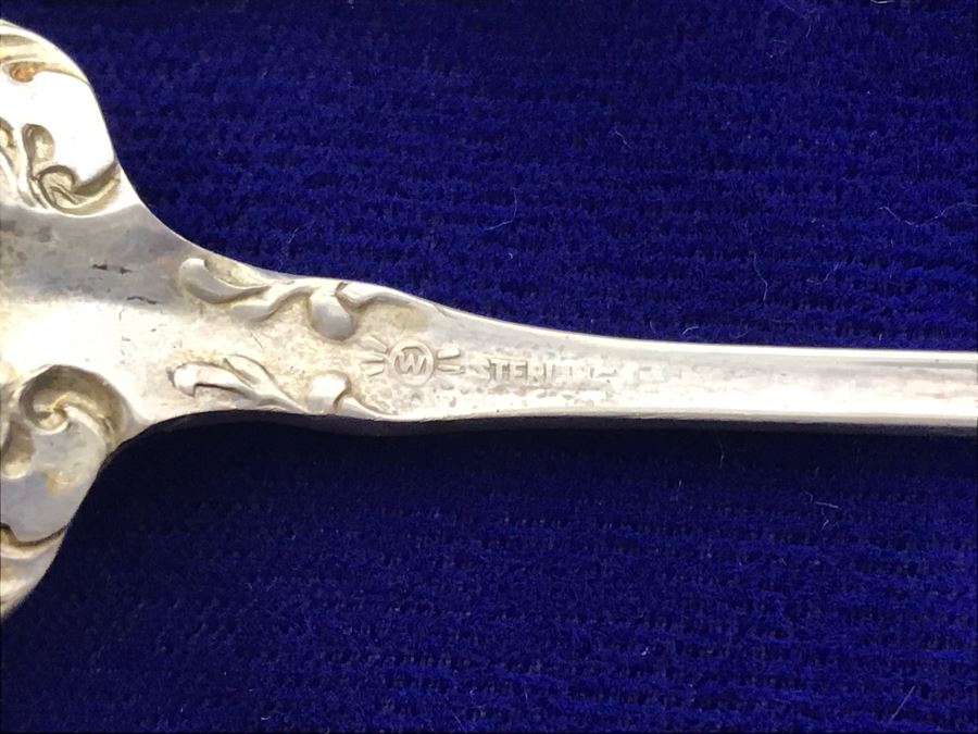 Set Of (4) Vintage Sterling Silver Serving Pieces 144.4g [Photo 13]