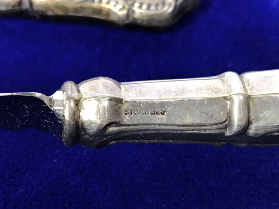 (5) Vintage Sterling Silver Handle Serving Pieces [Photo 11]