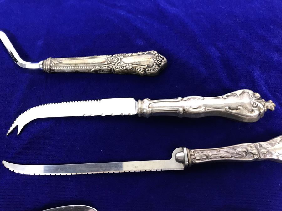 (5) Vintage Sterling Silver Handle Serving Pieces [Photo 6]