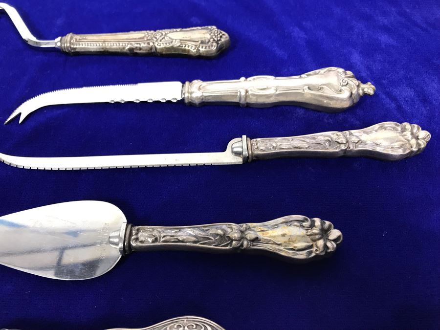 (5) Vintage Sterling Silver Handle Serving Pieces [Photo 5]