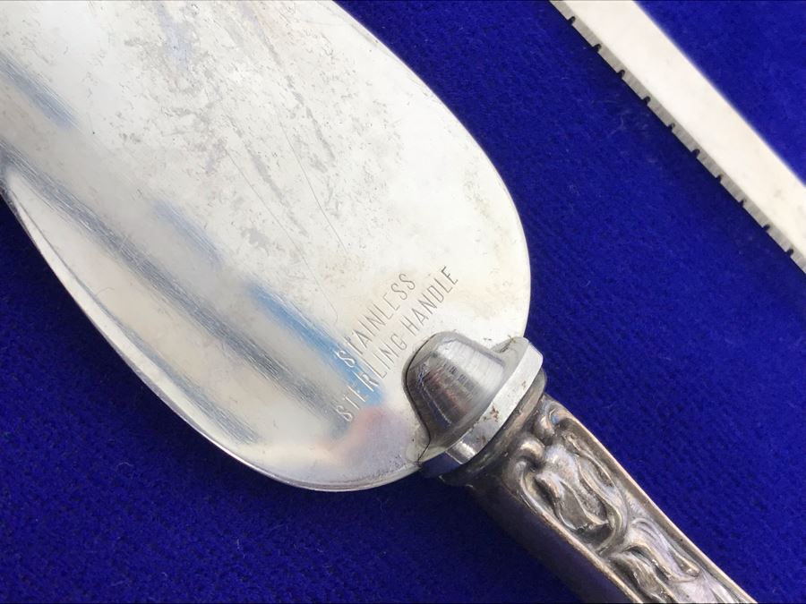 (5) Vintage Sterling Silver Handle Serving Pieces [Photo 9]