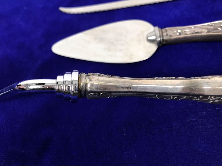 (5) Vintage Sterling Silver Handle Serving Pieces [Photo 8]